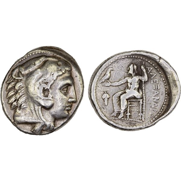 MACEDONIAN KINGDOM: Alexander III 'the Great', 336-323 BC, AR tetradrachm (17.11g), Amphipolis, ca.