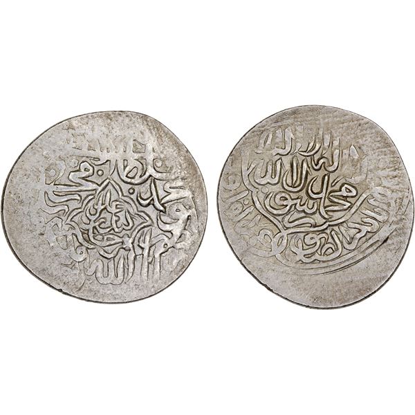 TIMURID: Muhammad Muhsin Khan, 1506-1507, AR tanka (4.89g), ND, XF