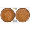 Image 1 : BRITISH INDIA: Edward VII, 1901-1910, AE 1/2 pice, 1910(c), PCGS MS63 BN