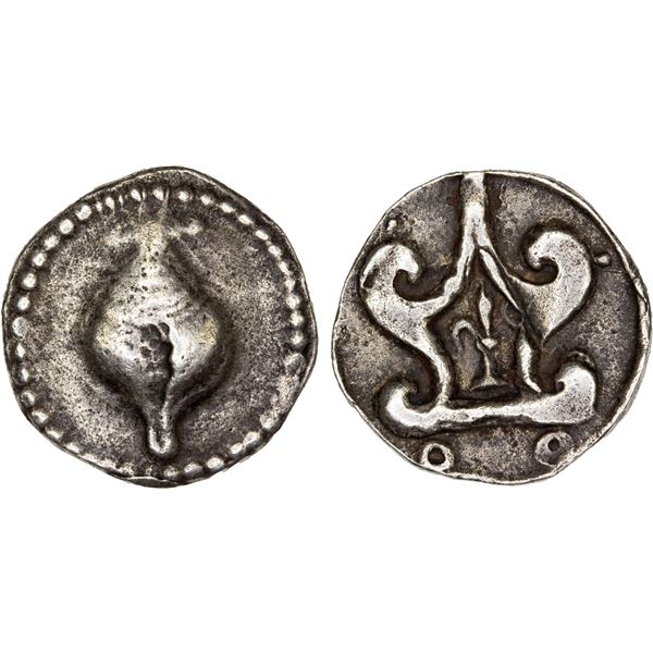 BURMA: KINGDOMS: Hamsavati, ca. 5th-6th century, AR unit (8.59g), VF