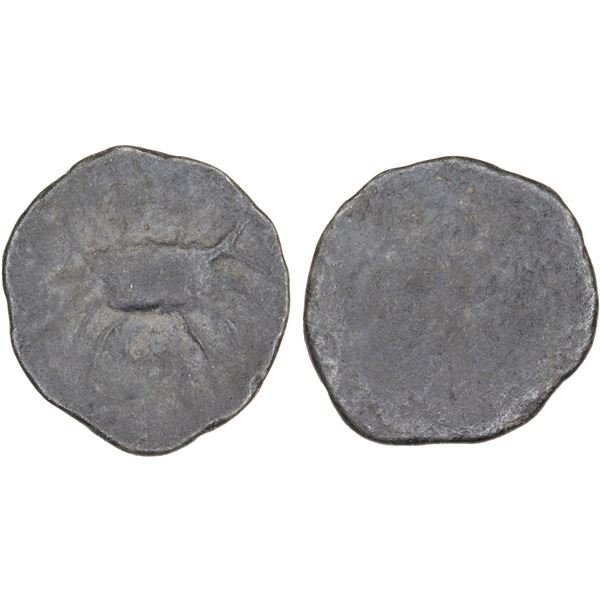 CAMBODIA: Ang Duong, 1840-1860, AR 1/8 fuang (0.13g), VF