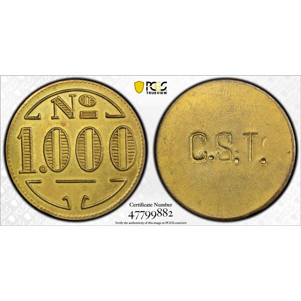 BRAZIL: Republic, 1,000 reis, ND (1940), PCGS MS63