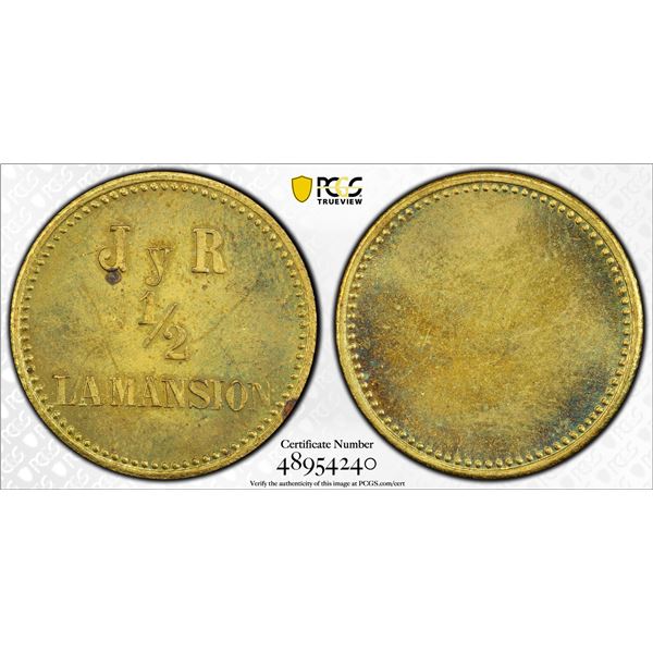 VENEZUELA: brass token, ND, PCGS MS63