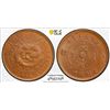 Image 1 : CHINA: HONAN: Kuang Hsu, 1875-1908, AE 10 cash, CD1906, PCGS MS62 BN