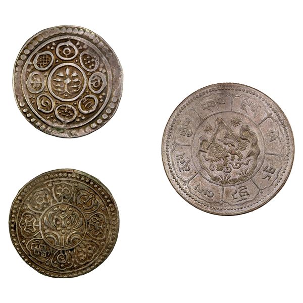CHINA: TIBET: LOT of 3 pieces