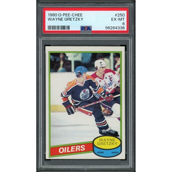 1980-81 O-Pee-Chee #250 Wayne Gretzky (PSA 6)