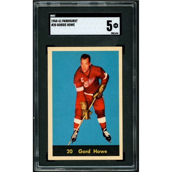 1960-61 Parkhurst #20 Gordie Howe (SGC 5)
