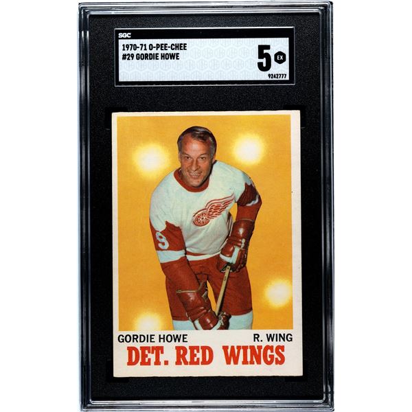 1970-71 Topps #29 Gordie Howe (SGC 5)