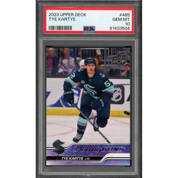 2023 Upper Deck Young Guns Tye Kartye - PSA 10