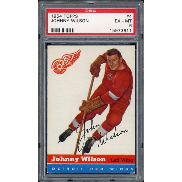 1954-55 Topps #4 Johnny Wilson (PSA 6)