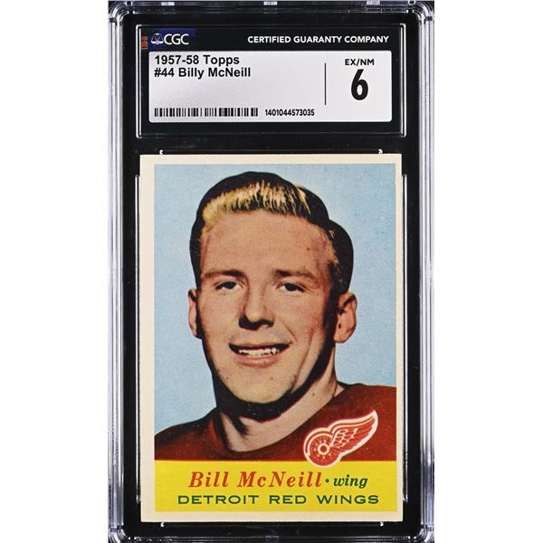 1957-58 Topps #44 Billy McNeill RC (CGC 6)