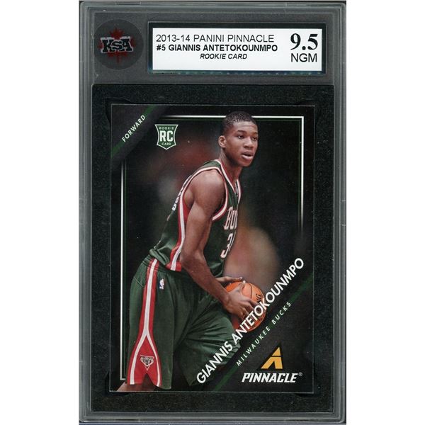 2013 Panini Pinnacle Giannis Antetokounmpo rookie - KSA 9.5