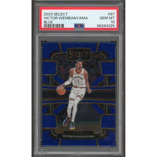 2023 Select Victor Wembanyama Blue - PSA 10