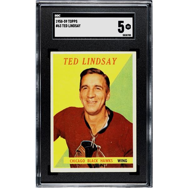 1958-59 Topps #63 Ted Lindsay (SGC 5)