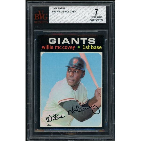 1971 Topps #50 Willie McCovey (BVG 7)