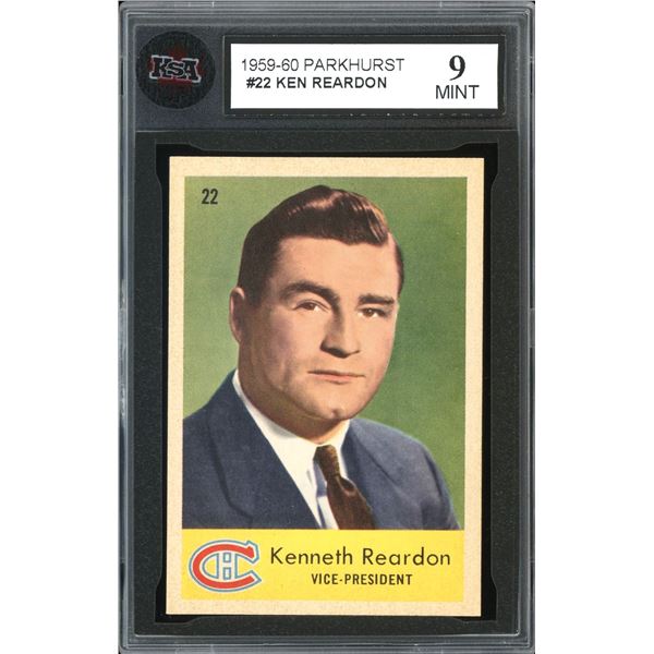 1959-60 Parkhurst #22 Ken Reardon (KSA 9)
