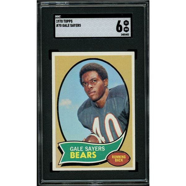 1970 Topps #70 Gale Sayers (SGC 6)