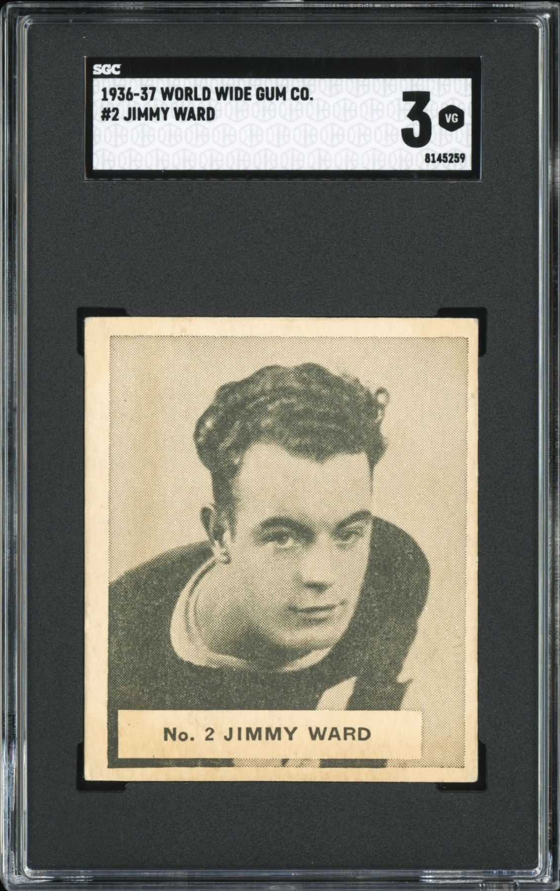 1937 World Wide Gum #23 Jimmy Ward (SGC 3)