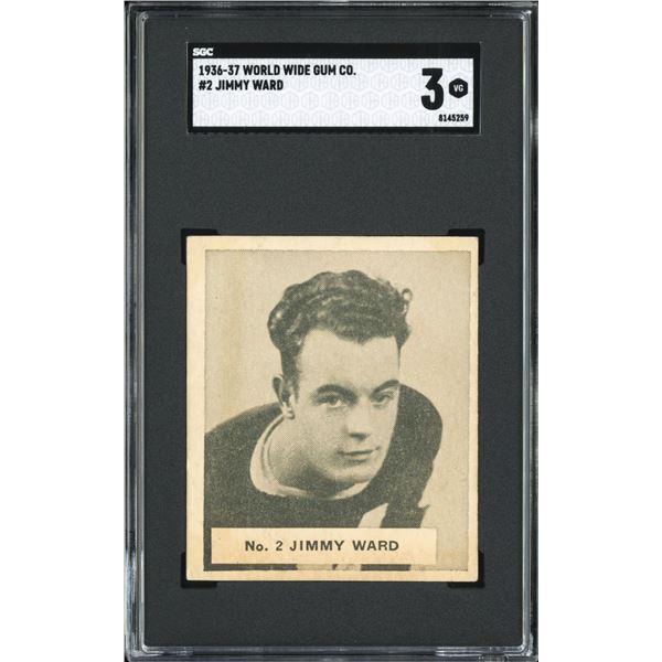 1937 World Wide Gum #23 Jimmy Ward (SGC 3)