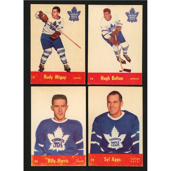 Lot of 8 x 1955-56 Parkhurst Hockey Cards (HOF. RC)