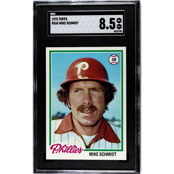 1978 Topps #360 Mike Schmidt (SGC 8.5)