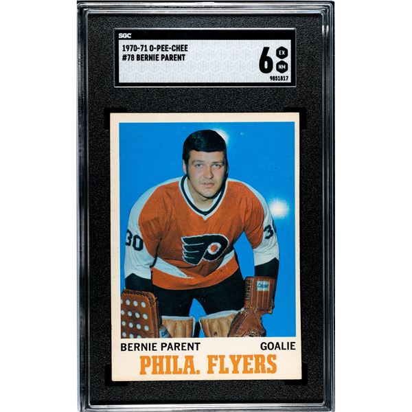 1970-71 O-Pee-Chee #78 Bernie Parent (SGC 6)