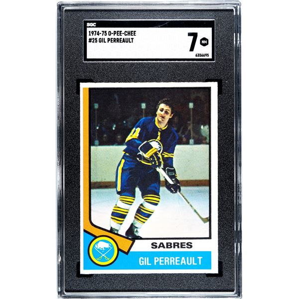1974-75 O-Pee-Chee #25 Gilbert Perreault (SGC 7)