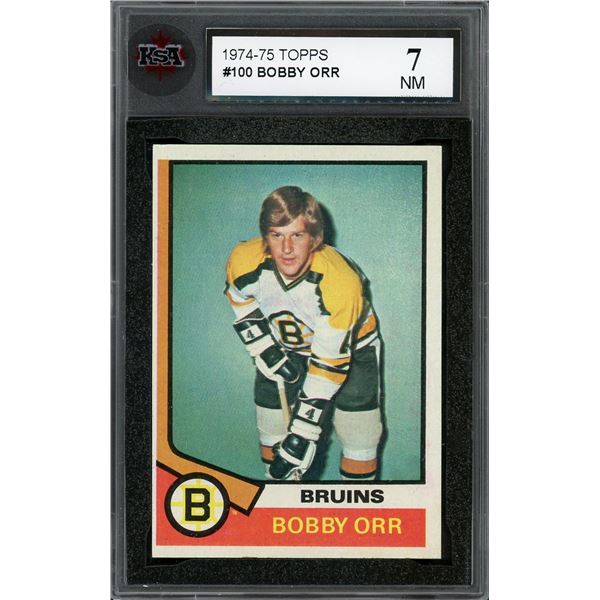 1974-75 Topps #100 Bobby Orr (KSA 7)