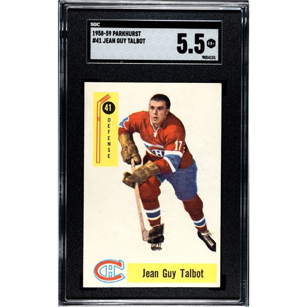 1958-59 Parkhurst #41 Jean-Guy Talbot (SGC 5.5)