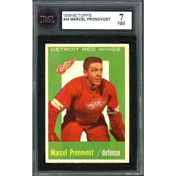 1959-60 Topps #44 Marcel Pronovost (KSA 7)
