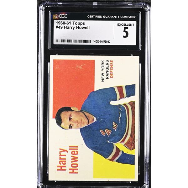 1960-61 Topps #49 Harry Howell (CGC 5)