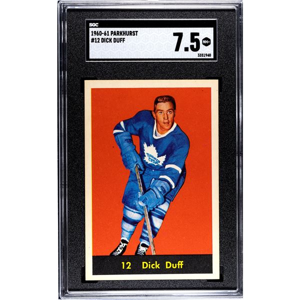 1960-61 Parkhurst #12 Dick Duff (SGC 7.5)