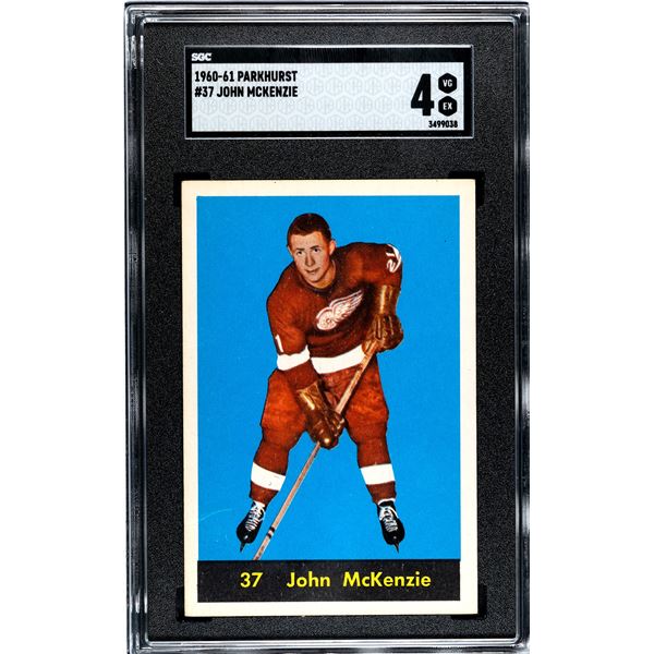 1960-61 Parkhurst #37 John McKenzie RC (SGC 4)
