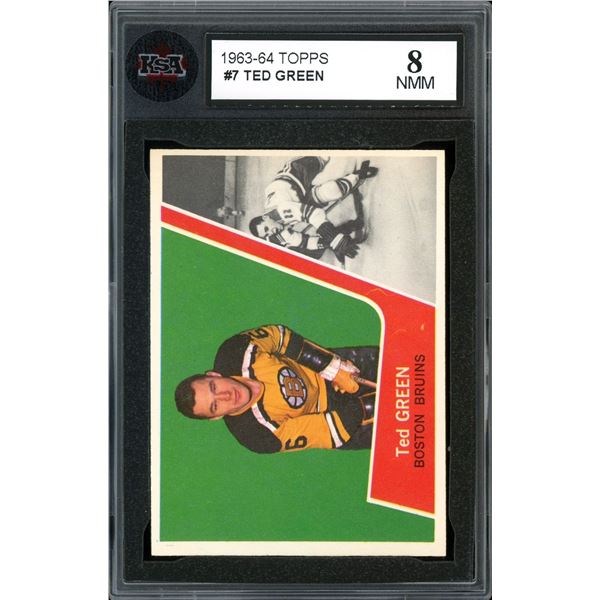 1963-64 Topps #7 Ted Green (KSA 8)