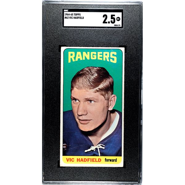 1964-65 Topps #62 Vic Hadfield (SGC 2.5)