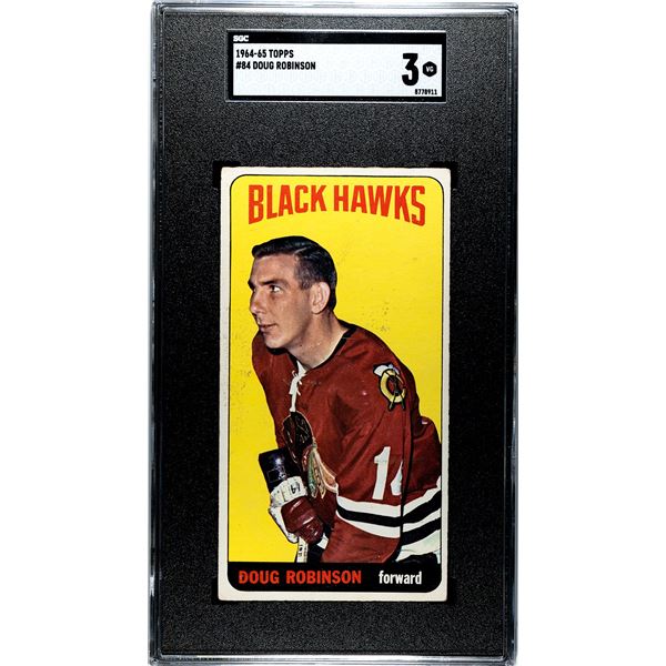 1964-65 Topps #84 Doug Robinson RC (SGC 3)