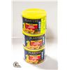Image 1 : NEW 3 X 200G TINS OF PLANTERS SALTED WHOLE CASHEWS