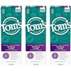 Image 1 : 3 X 85ML TOMS OF MAINE WHOLECARE TOOTHPASTE