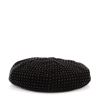 Image 2 : Saint Laurent YSL Beret Crystal Embellished Velvet Black
