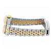 Image 7 : Rolex Ladies Two Tone Champagne Index Pyramid Diamond Bezel Jubilee Band With Ro