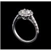 Image 4 : 1.60 ctw Diamond Ring - 14KT White Gold