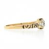 Image 5 : Antique Victorian 14k Gold 0.46 ctw GIA Old European Diamond Petite Solitaire Ri