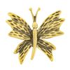 Image 1 : Vintage Tiffany & Co. 18K Yellow Gold Detailed Textured Butterfly Pin Brooch
