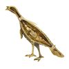 Image 4 : Vintage Solid 18k Yellow Gold Detailed Textured 3D Turkey Bird Pin Brooch