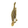 Image 5 : Vintage Solid 18k Yellow Gold Detailed Textured 3D Turkey Bird Pin Brooch