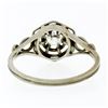 Image 7 : Antique Art Deco 14k White Gold .35 ctw European Diamond Solitaire Engagement Ri