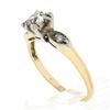 Image 9 : Antique Edwardian 14K TT Gold 0.53 ctw Cushion Peruzzi Cut Diamond Engagement Ri