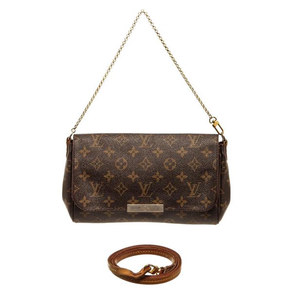 Louis Vuitton Favorite Brown Monogram Canvas MM Crossbody Bag