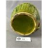 Image 2 : Vintage Unmarked (Possibly English Majolica) Pitcher w/ Barrel Design. Approx. 7.25" H