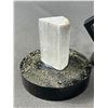 Image 2 : 21 Gram Celestite (4 Pc), Pyrite w/ Selenite Display (Retails $600.00) & Orgonite Pyramid Turquoise 